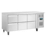 Polar U-Series Six Drawer Gastronorm Counter Fridge - Image 2