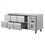 Polar U-Series Six Drawer Gastronorm Counter Fridge - Image 8