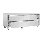 Polar U-Series Eight Drawer Gastronorm Counter Fridge - Image 3