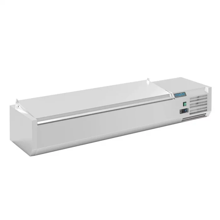 Polar G-Series Countertop Prep Fridge with Lid 6x 1/4GN - Image 1