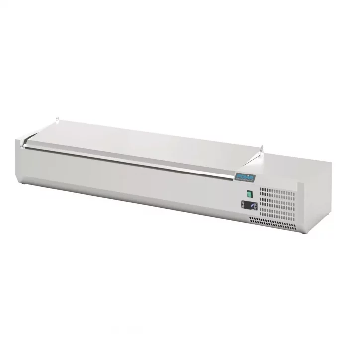 Polar G-Series Countertop Prep Fridge with Lid 6x 1/4GN - Image 3