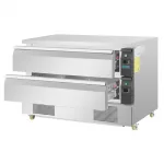 Polar U-Series Double Drawer Dual Temperature Counter Fridge Freezer 6xGN - Image 4