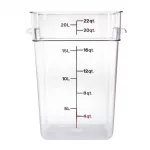 Cambro Square Polycarbonate Food Storage Container 20.8 Ltr - Image 2