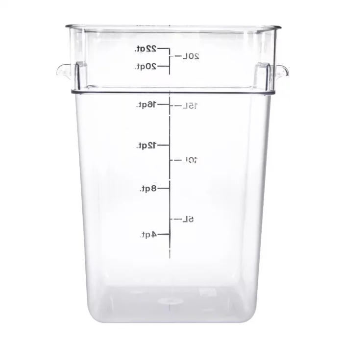 Cambro Square Polycarbonate Food Storage Container 20.8 Ltr - Image 4
