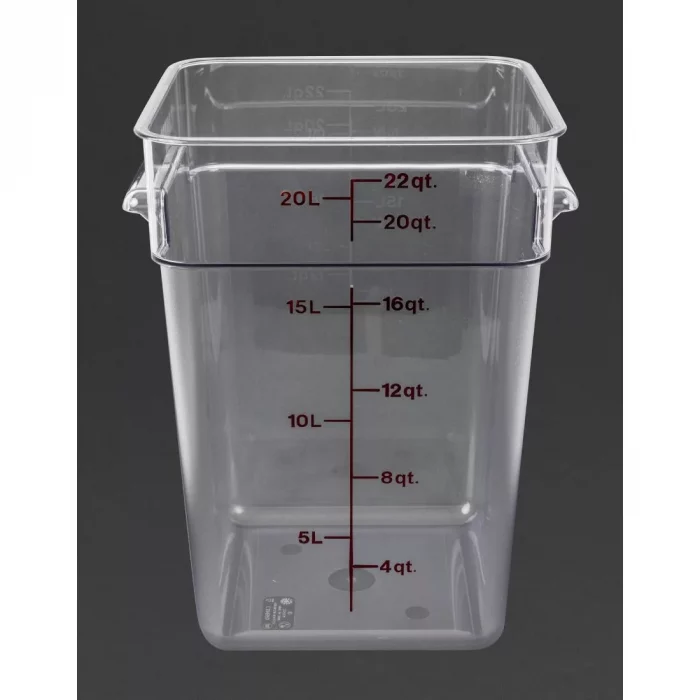 Cambro Square Polycarbonate Food Storage Container 20.8 Ltr - Image 8