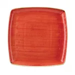 Churchill Stonecast Square Plate Berry Red 268 x 268mm (Pack of 6)