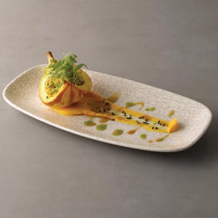 Churchill Breccia Oblong Chef Plate Agate Grey 189 x 355mm (Pack of 6) - Image 7