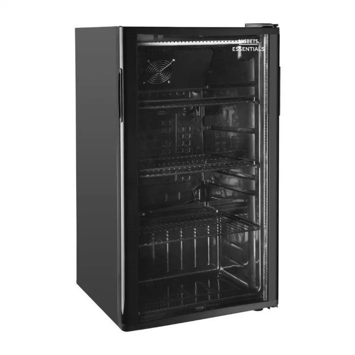 Nisbets Essentials Single Door Back Bar Cooler - 92Ltr - Image 1