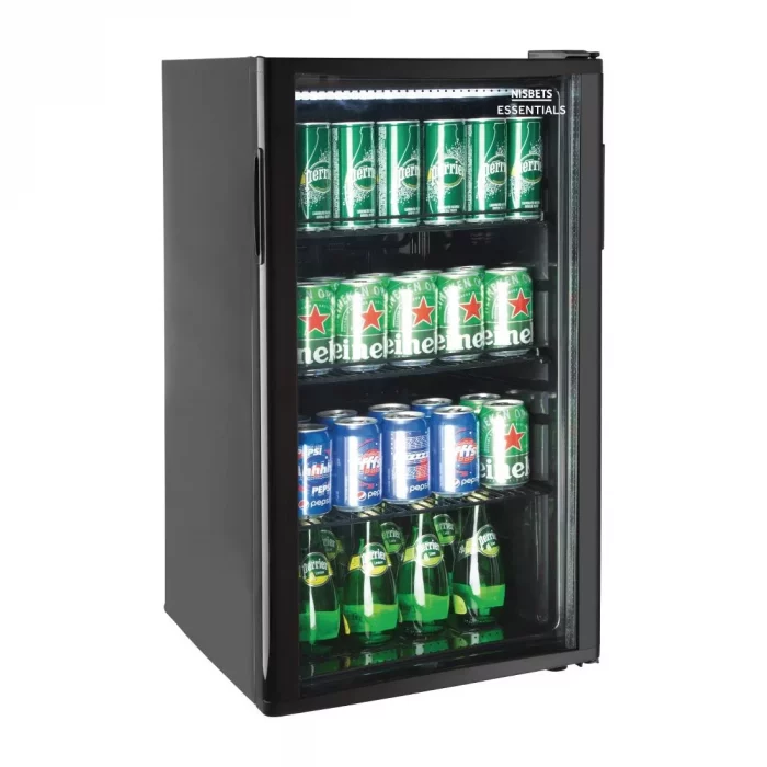 Nisbets Essentials Single Door Back Bar Cooler - 92Ltr - Image 3
