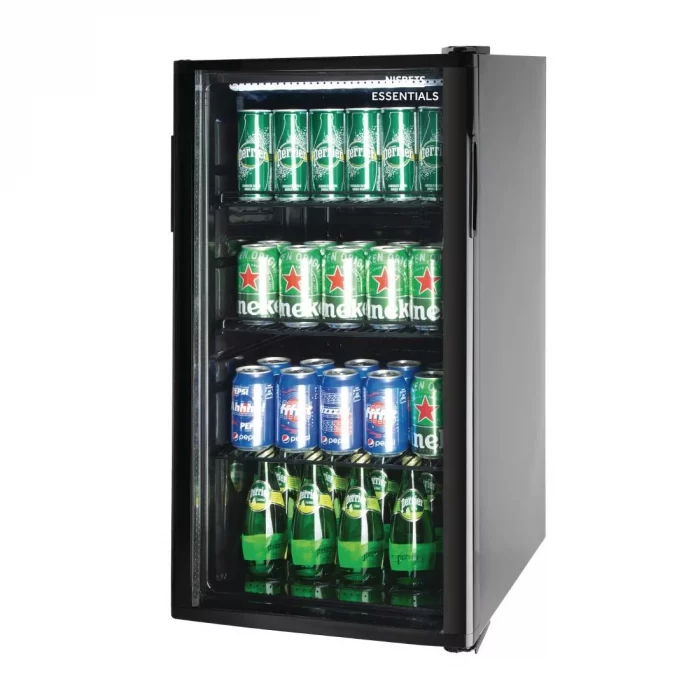 Nisbets Essentials Single Door Back Bar Cooler - 92Ltr - Image 4