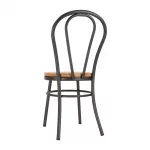 Bolero Clarisse Side Chairs Metallic Grey (Pack of 2) - Image 4