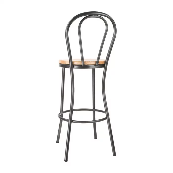 Bolero Clarisse High Stools Metallic Grey (Pack of 1) - Image 4