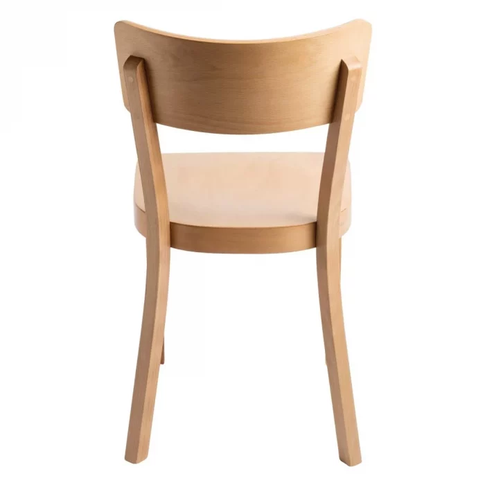 Fameg Plain Side Chairs Natural Beech (Pack of 2) - Image 4