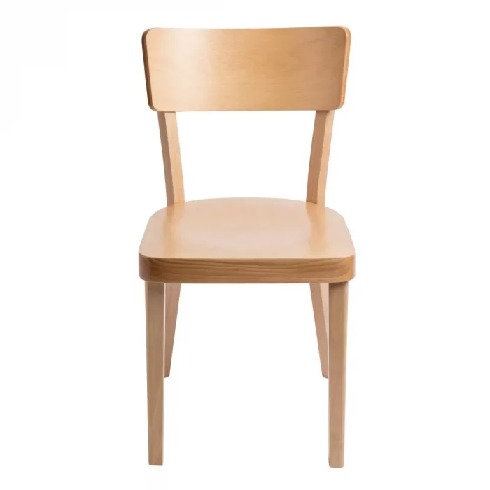 Fameg Plain Side Chairs Natural Beech (Pack of 2) - Image 6