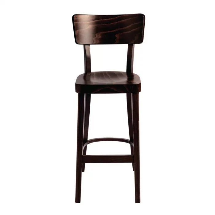 Fameg Plain Highstool Walnut Finish - Image 6