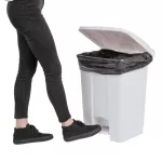 Jantex Kitchen Pedal Bin White 45Ltr - Image 5