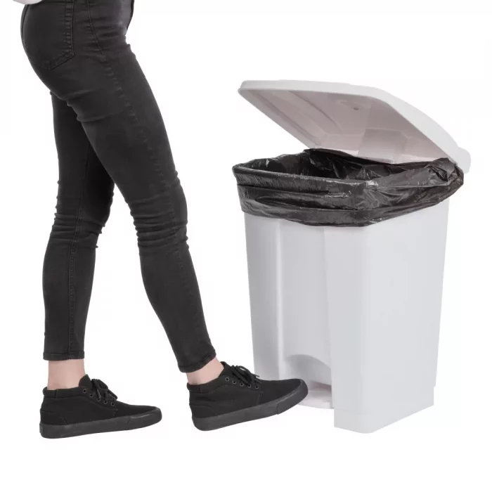 Jantex Kitchen Pedal Bin White 45Ltr - Image 5
