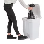 Jantex Kitchen Pedal Bin White 45Ltr - Image 6