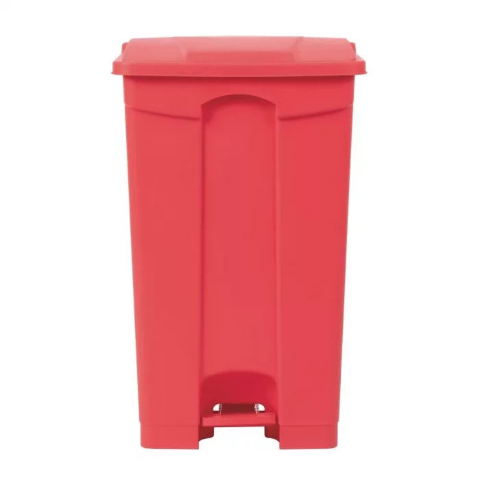 Jantex Kitchen Pedal Bin Red 87Ltr - Image 1