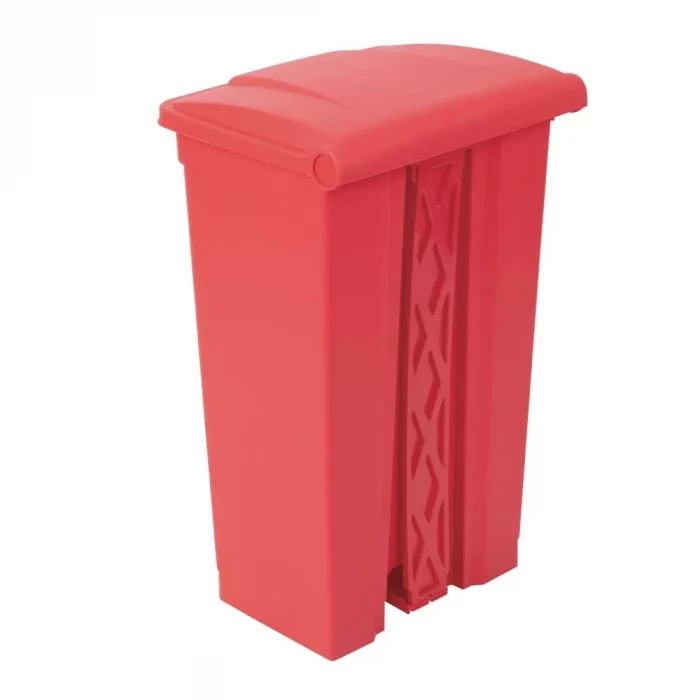 Jantex Kitchen Pedal Bin Red 87Ltr - Image 3