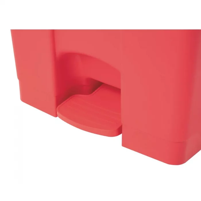 Jantex Kitchen Pedal Bin Red 87Ltr - Image 4