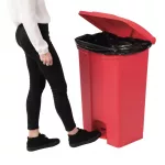 Jantex Kitchen Pedal Bin Red 87Ltr - Image 5