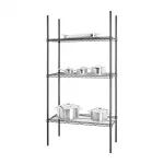 Nisbets Essentials 3 Tier Coated Shelving Unit 1820 x 915 x 457mm - Image 2