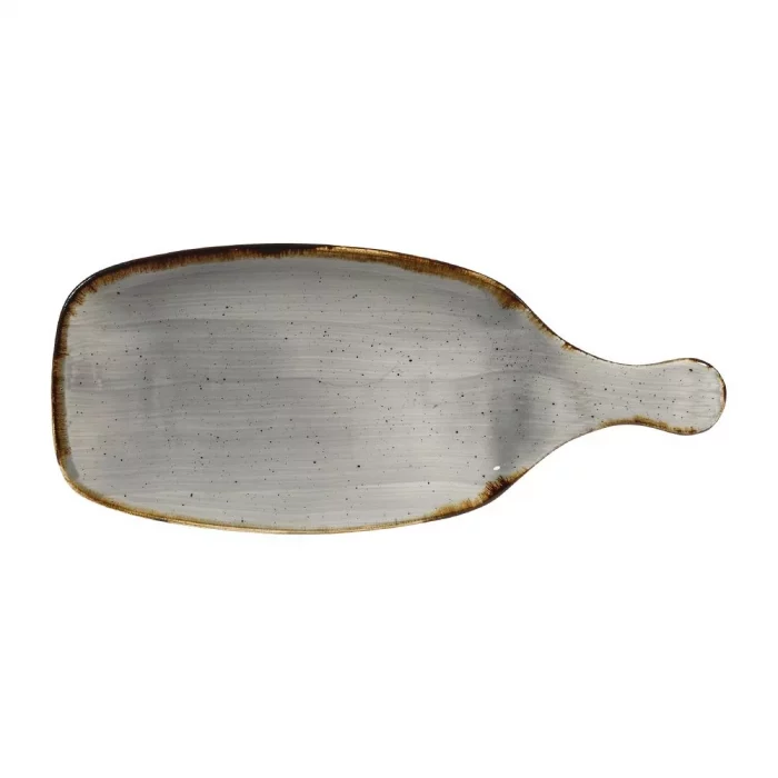 Churchill Stonecast Handled Paddles Peppercorn Grey 284mm (Pack of 6) - Image 1