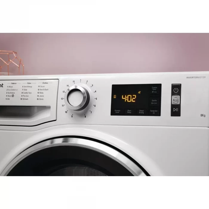 Hotpoint ActiveCare Heat Pump Tumble Dryer NT M11 82XB - Image 9