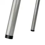 Bolero Galvanised Steel Low Stools with Wooden Seatpad (Pack of 4) - Image 6
