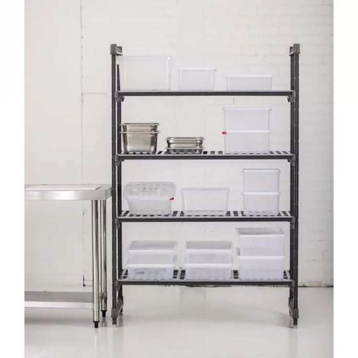 Cambro Camshelving Basics 4 Tier Shelving Starter Unit 1830 x 1220 x 540mm - Image 8