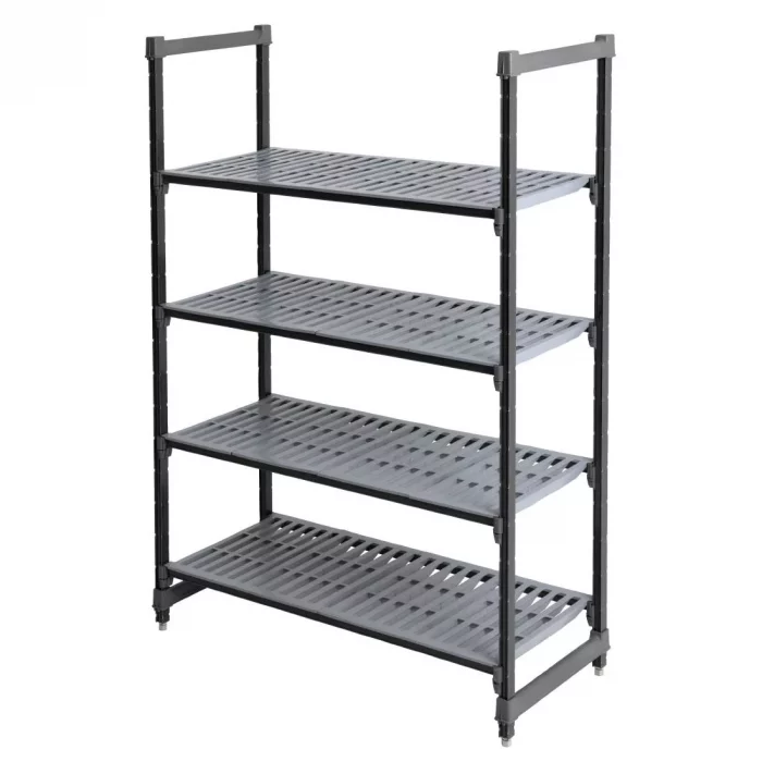 Cambro Camshelving Basics 4 Tier Shelving Starter Unit 1830 x 1374 x 540mm - Image 1