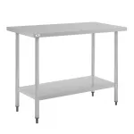 Nisbets Essentials Self Assembly Stainless Steel Table 1200 x 600mm