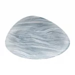 Churchill Fluid Triangle Chef Plates Pearl Grey 188 x 355mm (Pack of 6)