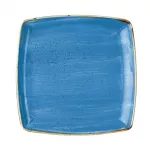 Churchill Stonecast Deep Square Plate Cornflower Blue 265mm (Pack of 6)