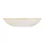 Churchill Stonecast Round Coupe Bowls Mustard Seed Yellow 248mm - Image 2