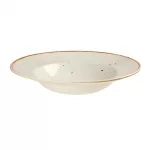 Churchill Stonecast Round Wide Rim Bowls Barley White 280mm - Image 2