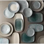 Churchill Stone Coupe Plates Aquamarine 288mm (Pack of 12) - Image 2