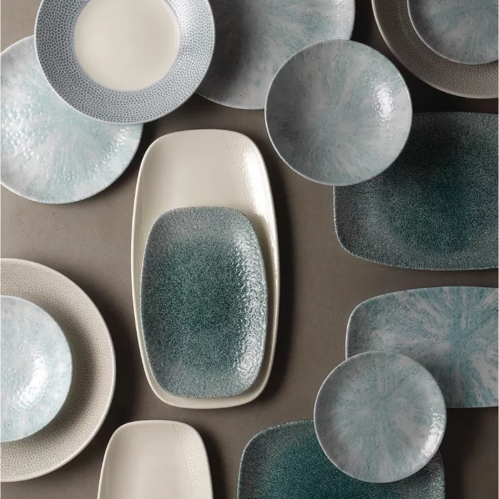 Churchill Stone Coupe Plates Aquamarine 288mm (Pack of 12) - Image 3