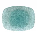 Churchill Raku Oblong Chef Plates Jade Green 202 x 261mm (Pack of 12)