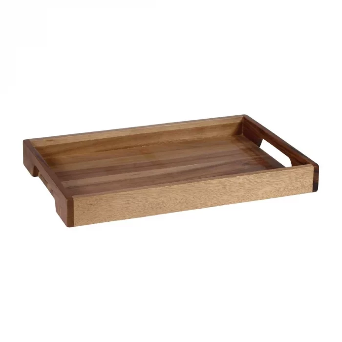 Churchill Alchemy Buffet Wooden Handled Trays 397mm (Pack of 4) - Image 1