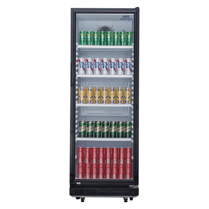 Nisbets Essentials Upright Display Cooler Black - 346Ltr - Image 4