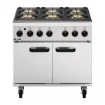 Lincat Phoenix Natural Gas 6 Burner Oven Range PHGR01/N - Image 2