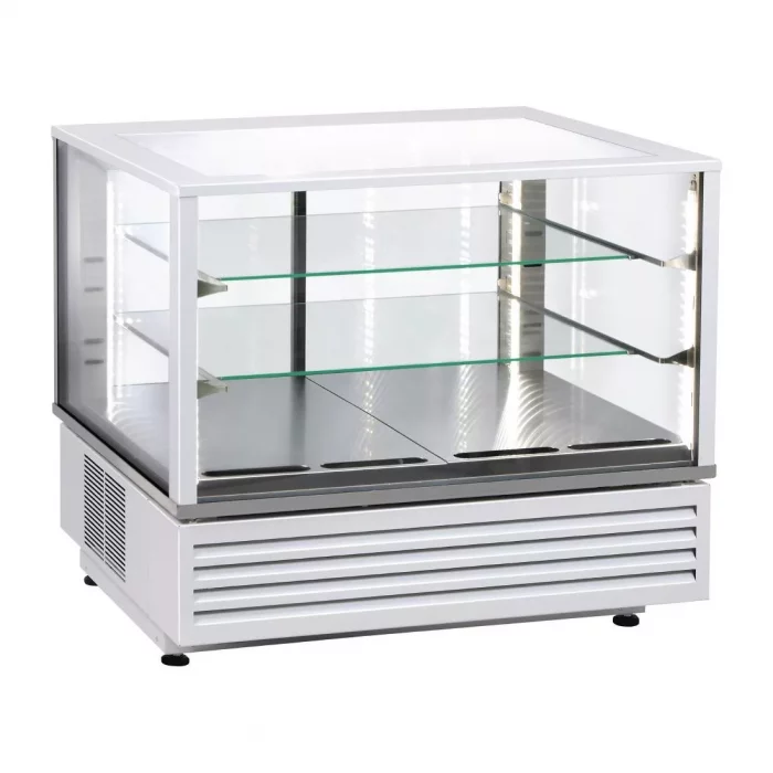 Roller Grill Countertop Chocolate Display Fridge White 800mm CDC800 W - Image 1