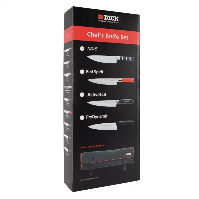 Dick Red Spirit 5 Piece Knife Set with Wallet - Image 2