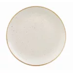 Churchill Stonecast Round Coupe Plate Barley White 200mm (Pack of 12)
