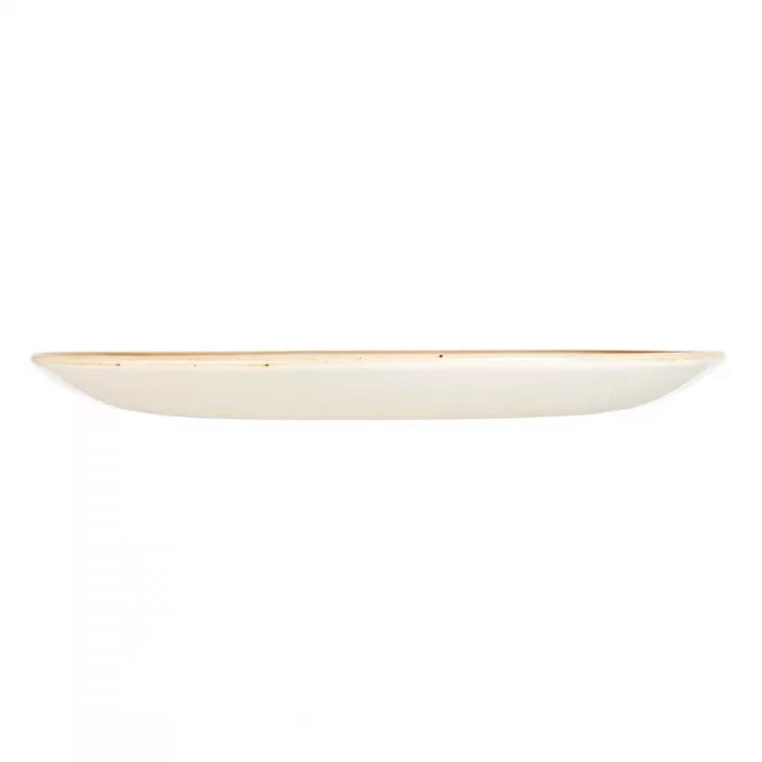 Churchill Stonecast Round Coupe Plate Barley White 200mm (Pack of 12) - Image 2