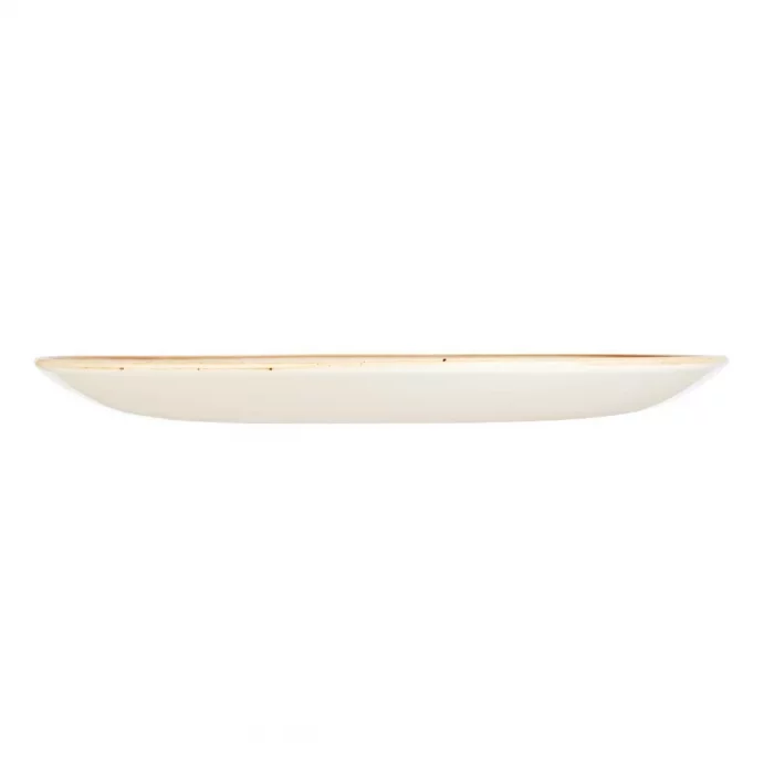 Churchill Stonecast Round Coupe Plate Barley White 200mm (Pack of 12) - Image 2