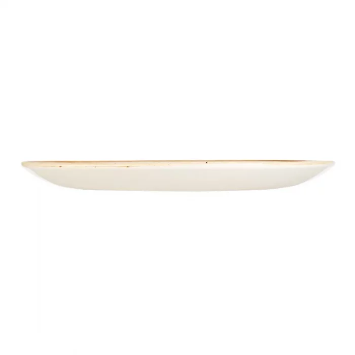 Churchill Stonecast Round Coupe Plate Barley White 185mm (Pack of 12) - Image 2