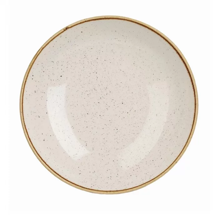 Churchill Stonecast Round Coupe Bowl Barley White 305mm (Pack of 6) - Image 1